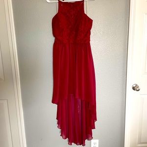 Size 13 Red Speechless High Low Dress
